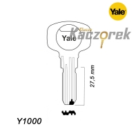 Mieszkaniowy 052 - klucz surowy mosiężny - Yale Y1000